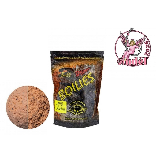 Boilies Boss2 o průměru 20mm v balení 200g s unikátní příchutí Anděl pro lov kaprů