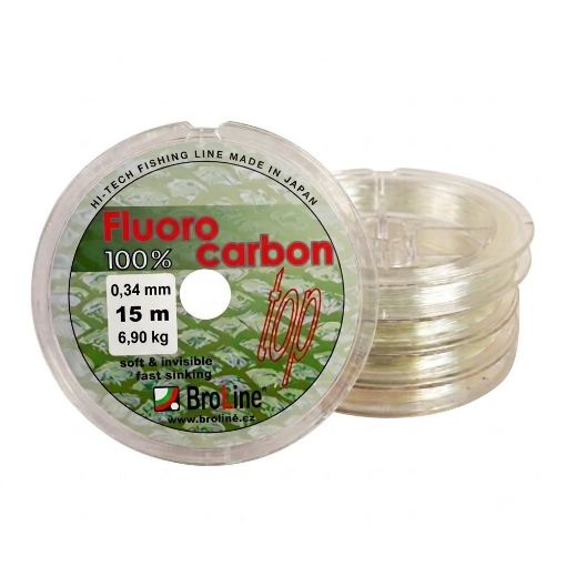 Bild von Broline 100% Fluorocarbon 0.34mm 6.90kg 15m
