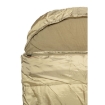 Detailní pohled na teplou fleecovou podšívku a masivní zipy spacáku JRC Defender II Sleeping Bag Fleece obr4