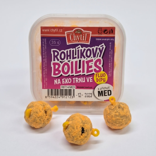 Bild von Rohlíkové boilies na EKO trnu Fluo  Med 14mm