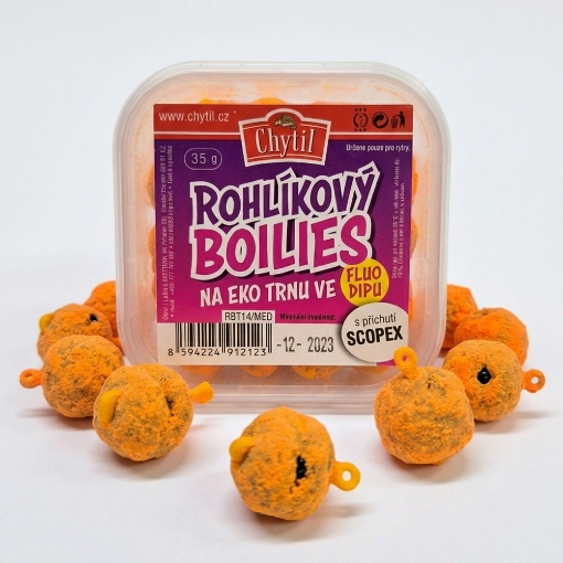 Bild von Rohlíkové boilies na EKO trnu Fluo Scopex 14mm
