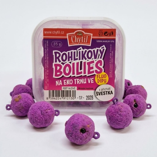 Bild von Rohlíkové boilies na EKO trnu Fluo Švestka 14mm