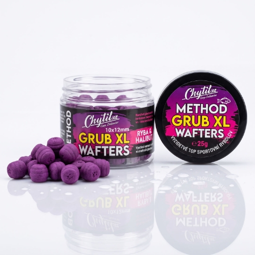 Image sur Method Grub XL Wafters 10x12mm 25g Ryba & Halibut