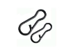 Bild von Carp Zoom Profi-Rig-Ring - 20Stk 8,6x4,2mm